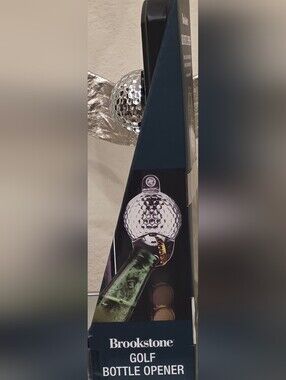 Here's your Brookstone Golf Bottle Opener ad! 🍺⛳ Went with a dark